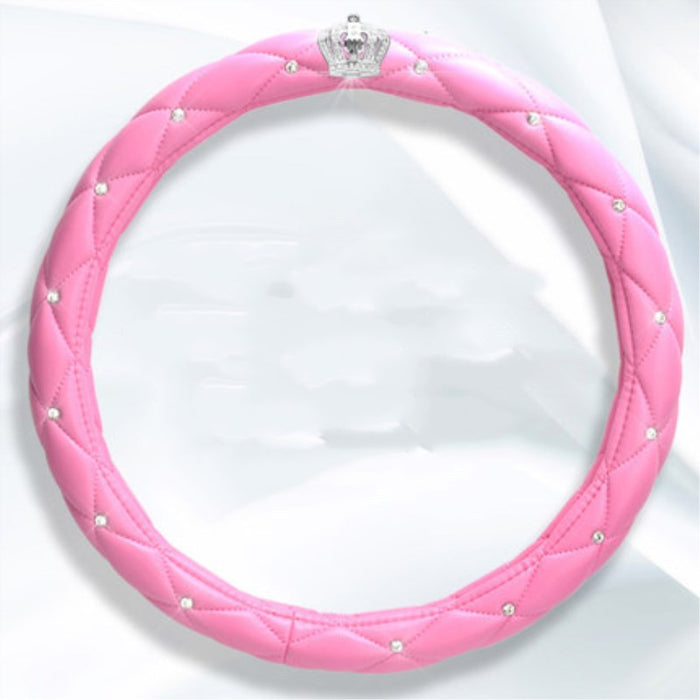 Rhinestone Steering Wheel Cover for Women