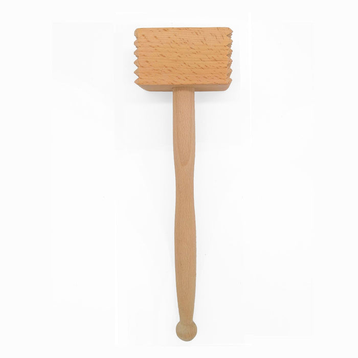 Solid Beech Wood Meat Tenderizer Hammer