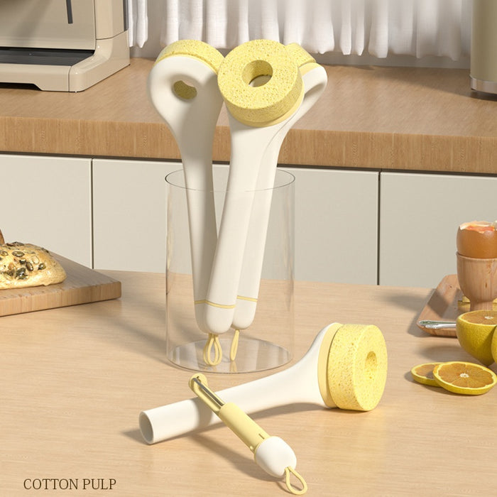 Dish Brush Set with Interchangeable Cleaning Heads