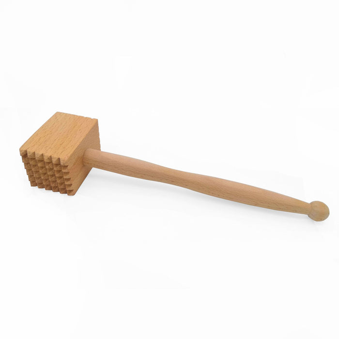 Solid Beech Wood Meat Tenderizer Hammer