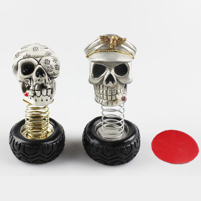Shaking-Head Skull Dashboard Ornament